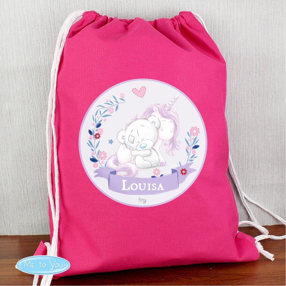 Personalised Tiny Tatty Teddy Unicorn Swim & School Bag Extra Image 1